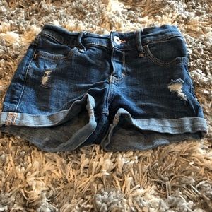 3 pairs of ripped jean shorts
